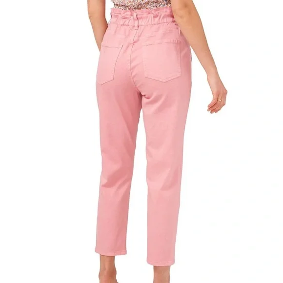 1. STATE Pink Paperbag NEW Pink Jean Pants 29 - Picture 3 of 10